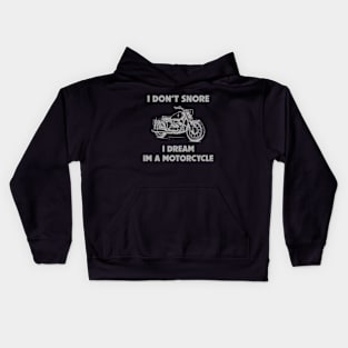 Funny Motorcycle Vintage Style Kids Hoodie